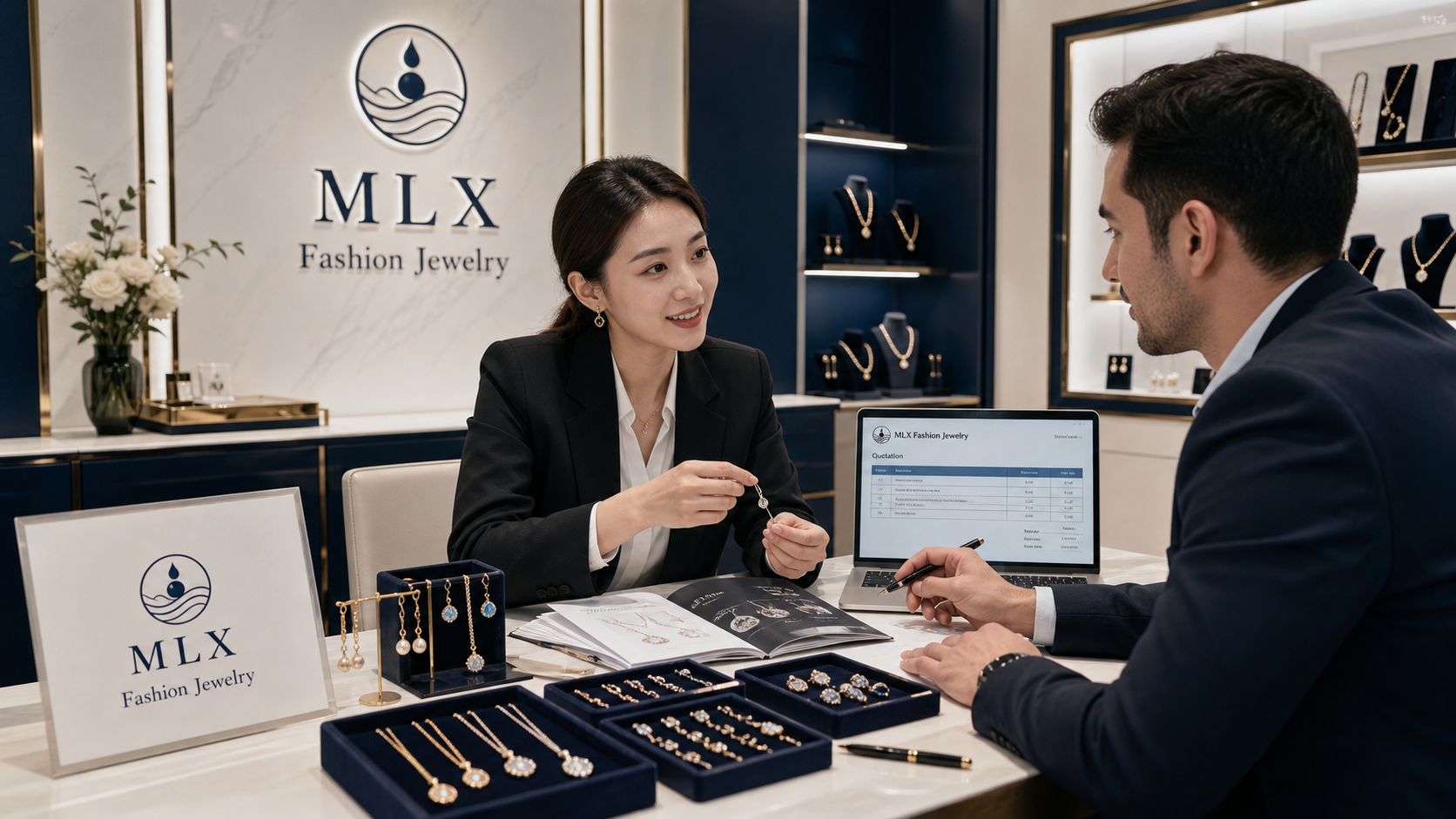 Wholesale jewelry buyer communication meeting