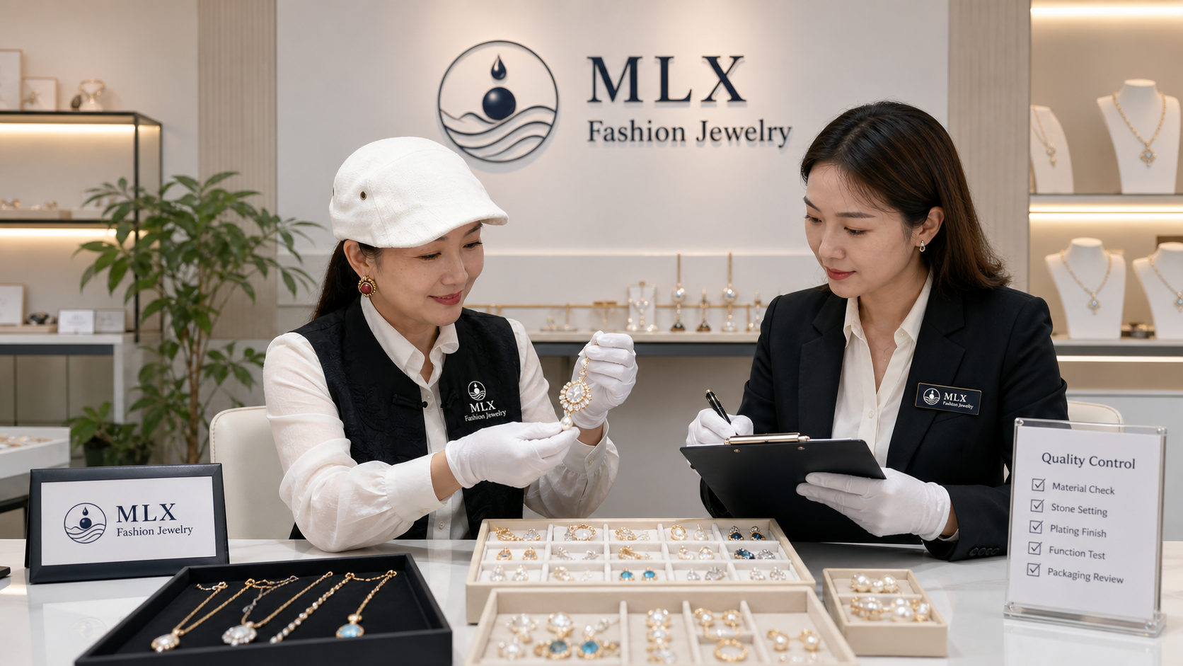 Jewelry quality review and product detail checking