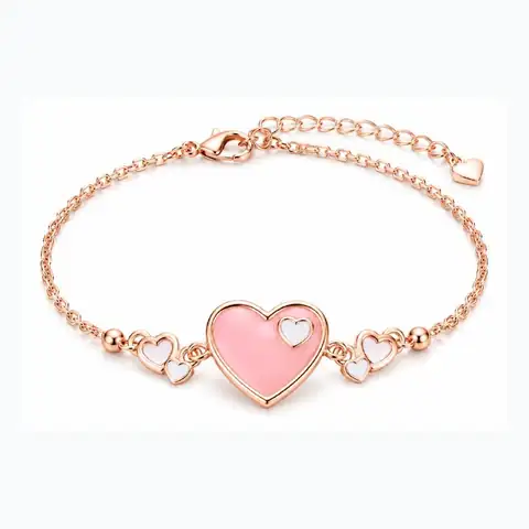 Gold-Plated Resin Fashion Bracelet RUX-P059-01